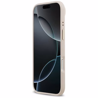 GUESS ümbris jaoks IPHONE 17 Air compatible with MagSafe GUHMP17MPGCRMDEP (PU W/ Grained Strass Logo) roosa