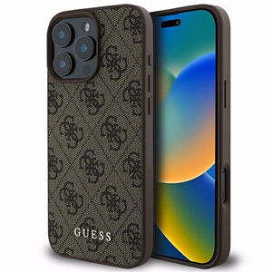 Guess 4G Classic iPhone 16 Pro Max Ümbris - Brown