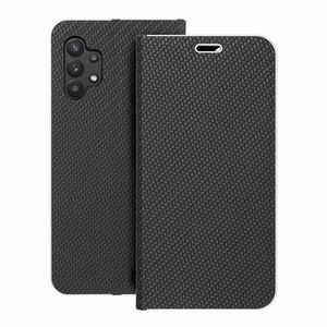 Чехол-книжка для Samsung A32 5G Luna Book Carbon чёрный