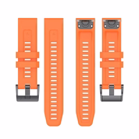 Silikoon strap jaoks GARMIN FENIX 3 / 3HR / 5X / 6X / 6X Pro / 7X / 7X Pro oranž (8)