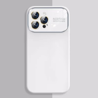 Soft Silicone Lens Ümbris jaoks Iphone 14 valge