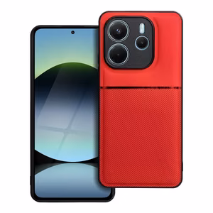 NOBLE ümbris jaoks XIAOMI Redmi Note 14 4G (GLOBAL - 163,25mm x 76,55mm x 8,16mm) punane