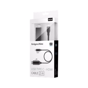 Kruger&Matz HDMI–USB-C kaabel, 2 m