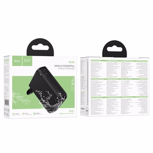 Juhtmevaba speaker 5W 1200 mAh Hoco HC34 must