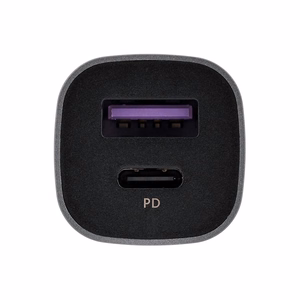 Ugreen USB Type-C / USB 24W Power Delivery Quick Charge auto laadija hall (30780)