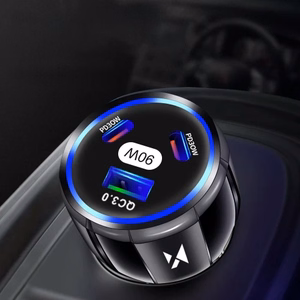 Autolaadija Wozinsky WCCCA must 90W (2xPD / 1xQC3.0)