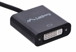 Lanberg AD-0007-BK videokaabli adapter 0,1 m DisplayPort DVI-D must