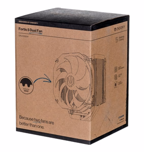 ENDORFY FORTIS 5 DUAL FAN SPC307 protsessori jahuti PC ventilaator 14/12 cm must