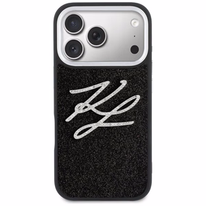 Karl Lagerfeld IML Glitter KL Diamond Logo Ümbris for iPhone 17 Pro - must