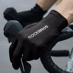Rockbros cycling gloves spring/summer/autumn, full, size: XL - black