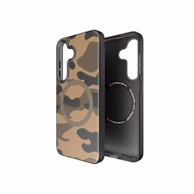 Ümbris jaoks Samsung S25 Forcell F-Protect Levels Dual Layer 4D technology compatible with Magsafe Military Drop-Test desert camo