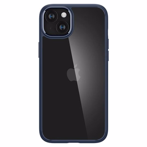 Spigen Ultra Hybrid чехол для iPhone 15 Plus - тёмно-синий