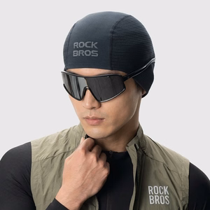 Rockbros LF25956 õmblusteta kootud rattamüts – must
