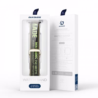 Band Dux Ducis "Outdoor" jaoks Apple Watch 42mm/44mm/45mm Must / Roheline