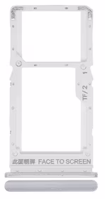 SIM card holder Xiaomi Redmi Note 10 5G Chrome Hõbedane ORG