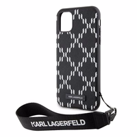 Karl Lagerfeld KLHCN61SAKLMBSK iPhone 11 / Xr 6.1" must/must hardcase Monogram Losange Saffiano