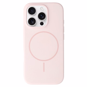 Magsafe Slim Silicone jaoks Iphone 16e light roosa