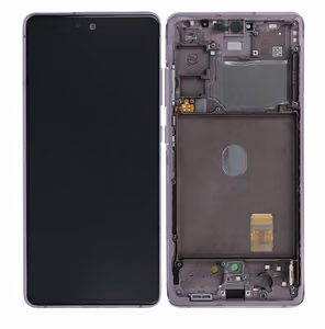 LCD ekraan Samsung G780/G781 S20 FE puuteekraani ja raamiga Cloud Lavender originaal (service pack)