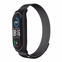 Strap METAL jaoks XIAOMI Mi Band 5 / 6 must (01)