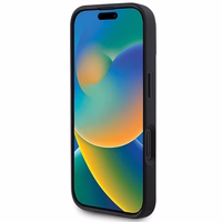 BMW Sign Leather Diamond Metal Logo MagSafe Ümbris jaoks iPhone 16 Pro Max - punane