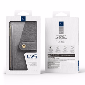 Dux Ducis Lawa Leather Ümbris jaoks iPhone 16 Pro Max with Detachable Magnetic Wallet - Hall