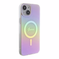 Guess GUHMP15MHITSP iPhone 15 Plus 6.7" roosa/roosa hardcase IML Iridescent MagSafe