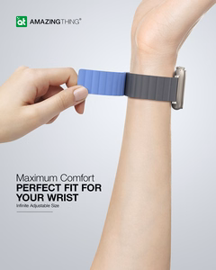 Amazing Thing Ремешок Smoothie Mag AWSPMGB для Apple Watch 49/45/41 серый
