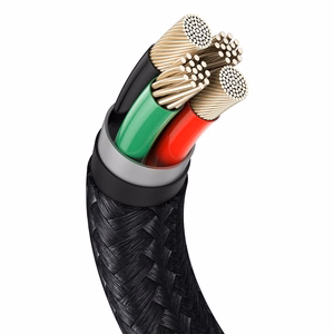 USB cable jaoks Lightning Baseus Cafule, 2.4A, 1m (must)
