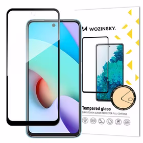 Screen protection glass "Wozinsky 5D Full Glue" Samsung A037 A03s 2021 ümbris-friendly must