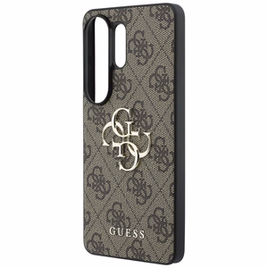 Guess ümbris 4G Big Metal Logo for Samsung Galaxy S26 Ultra pruun