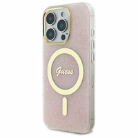 Guess IML 4G MagSafe Ümbris jaoks iPhone 16 Pro Max - roosa