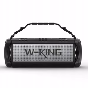 Bluetooth беспроводная колонка W-KING D8 чёрно-серебристая