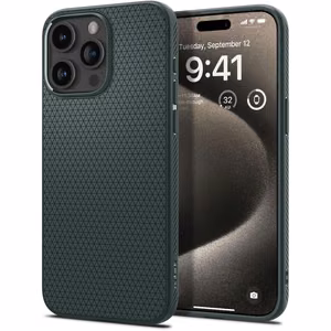 SPIGEN ümbris LIQUID AIR jaoks IPHONE 15 Pro Max abyss roheline