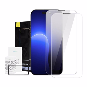 Baseus Crystal закалённое стекло пылезащитное 0.3mm для iPhone 14 Pro (2шт)