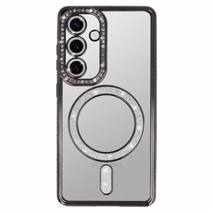 Bling Magsafe Ümbris jaoks Samsung Galaxy S25 Ultra must