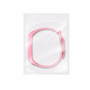 Silicone strap for XIAOMI Mi Band 5 / 6 / 7 pink (37)