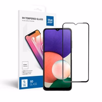 Karastatud klaas to Samsung Galaxy A22 5G (full glue / Ümbris friendly) sinine Star 5D must