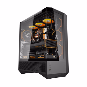 Darkflash DY460 computer ümbris (Must) + 4 ARGB fans