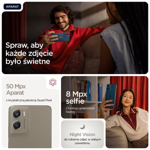 Motorola moto g06 power 17,5 cm (6,88 tolli) Dual SIM Android 15 4G USB Type-C, 8 GB/256 GB, 7000 mAh, khaki