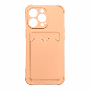 Card Armor Case Kott Cover iPhone 13 Mini Card Wallet Silikoon Air Bag Armor Pink
