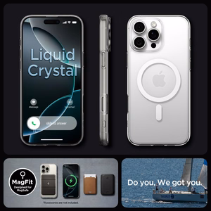 SPIGEN ümbris LIQUID CRYSTAL MAG compatible with MagSafe do IPHONE 16 Pro Max clear