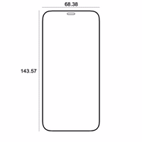 Etteri karastatud klaas 9D iPhone 12 / 12 Pro 6,1"