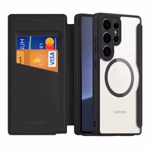Dux Ducis Skin X Pro Ümbris jaoks Samsung Galaxy S25 Ultra with MagSafe and Wallet - must