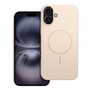 Ümbris jaoks iPhone 16 PLUS Läikiv Mag Kate compatible koos MagSafe valge