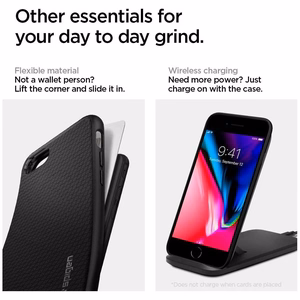 Spigen Liquid Air Case for iPhone 7 / 8 / SE 2020 / SE 2022 - Black