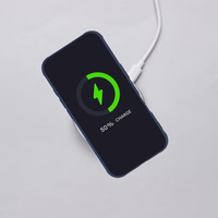 FULL MATTE MAG COVER Ümbris compatible with MagSafe jaoks SAMSUNG S25 sinine