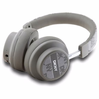 DKNY sininetooth On-Ear Headphones DKBHM2PCSHLE Beige/Beige Checkepunane Pattern