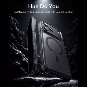 ESR Classic Hybrid MagSafe ümbris iPhone 18 Pro Max / 17 Pro Max jaoks, must
