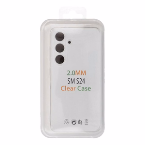 CLEAR ümbris 2 mm BOX jaoks SAMSUNG S24 läbipaistev