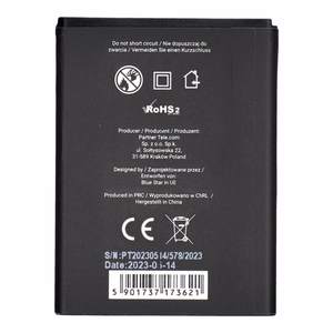 Battery jaoks Samsung S5830 Galaxy Ace / Galaxy Gio S5670 1600 mAh Sinine Star Premium